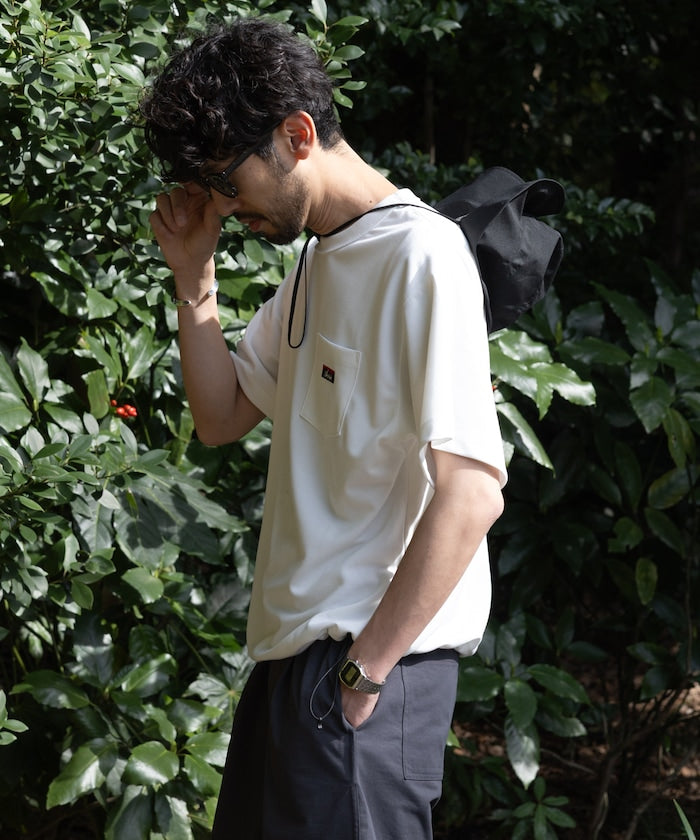 NANGA neo-PRO Relaxed Fit Spindle Pocket T-Shirt 口袋短袖T恤