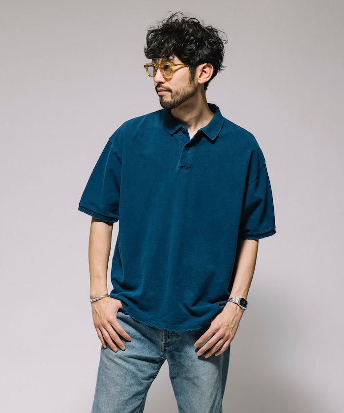 Firsthand Relaxed Distressed oversized polo shirt 復古寬版Polo衫