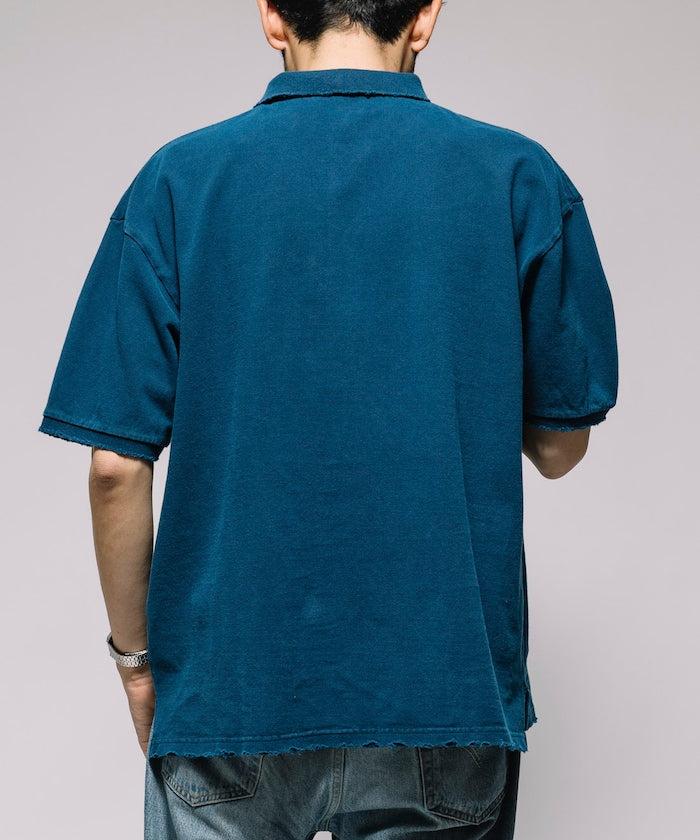 Firsthand Relaxed Distressed oversized polo shirt 復古寬版Polo衫