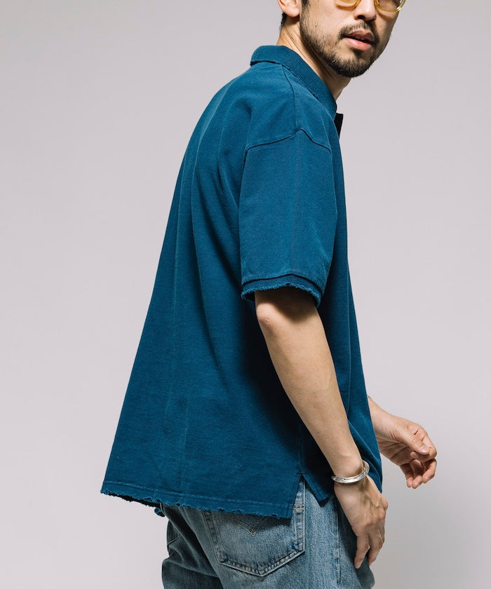 Firsthand Relaxed Distressed oversized polo shirt 復古寬版Polo衫