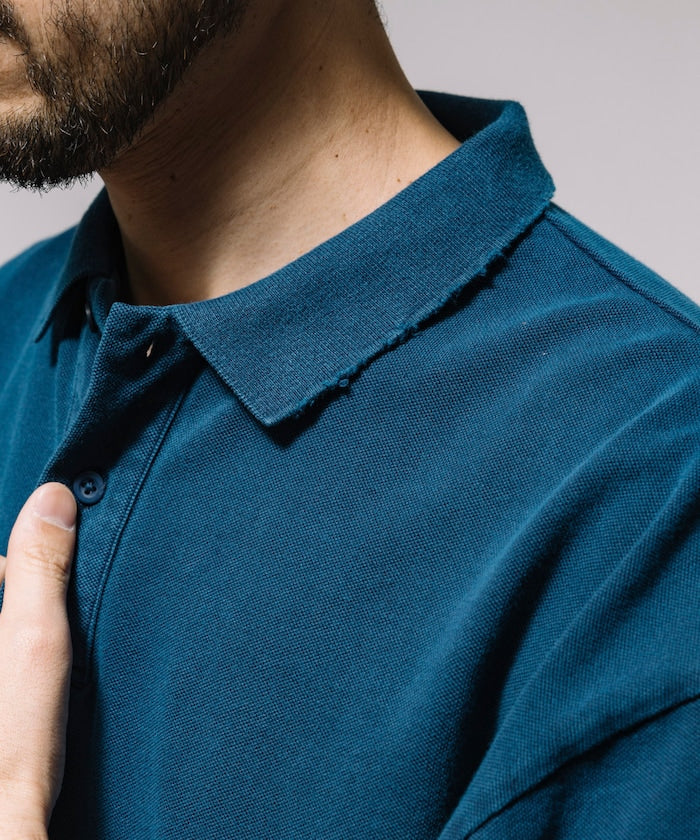 Firsthand Relaxed Distressed oversized polo shirt 復古寬版Polo衫