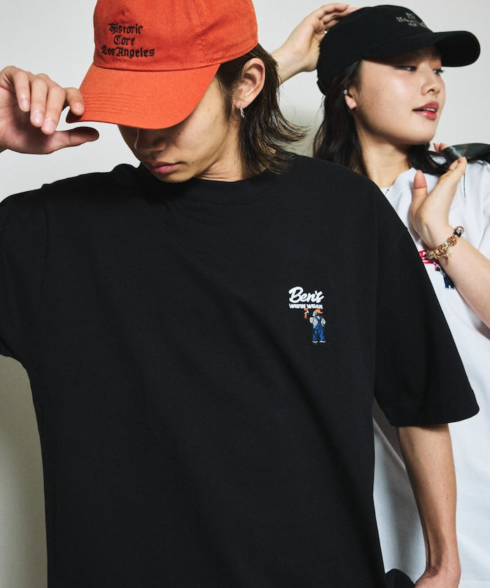 BEN DAVIS × FREAK'S STORE 限定寬版刺繡圓領T恤