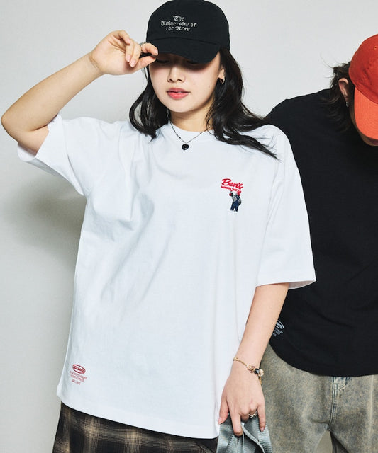 BEN DAVIS × FREAK'S STORE 限定寬版刺繡圓領T恤