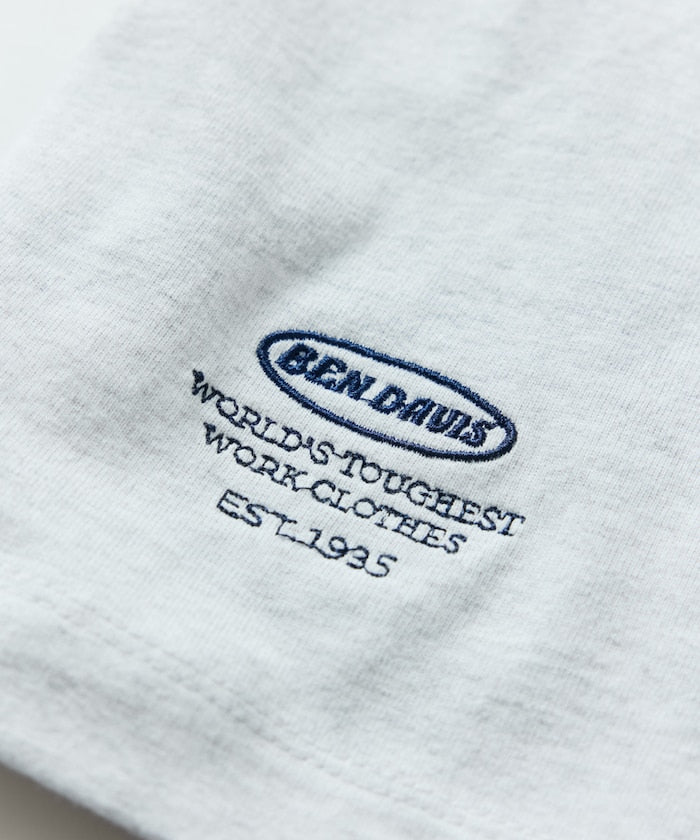 BEN DAVIS × FREAK'S STORE 限定寬版刺繡圓領T恤