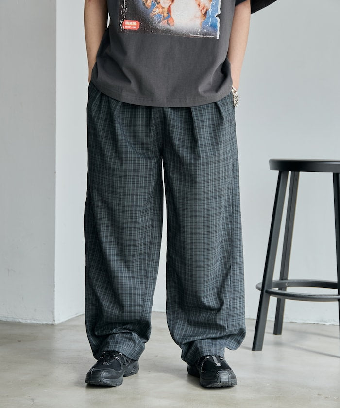 PUBLUX Easy Barrel Pants 打褶休閒褲