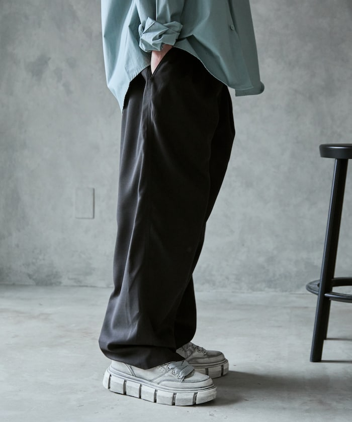 PUBLUX Easy Barrel Pants 打褶休閒褲