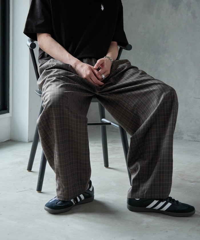 PUBLUX Easy Barrel Pants 打褶休閒褲