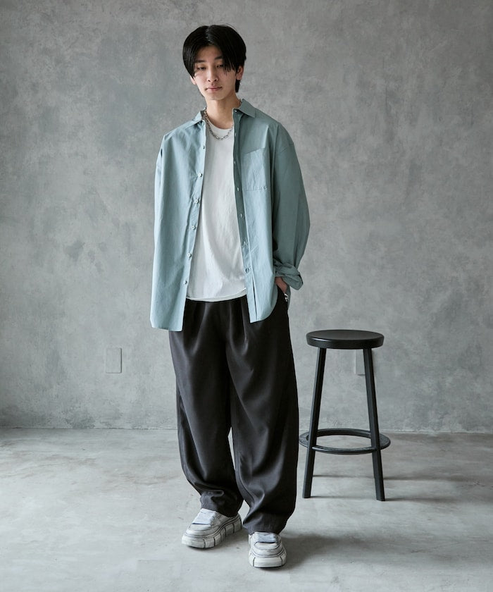 PUBLUX Easy Barrel Pants 打褶休閒褲