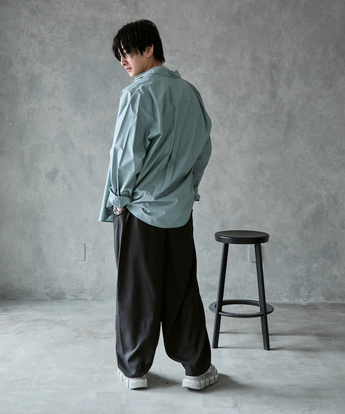 PUBLUX Easy Barrel Pants 打褶休閒褲