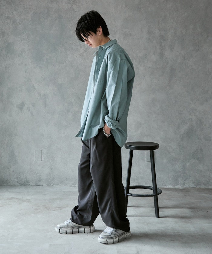 PUBLUX Easy Barrel Pants 打褶休閒褲
