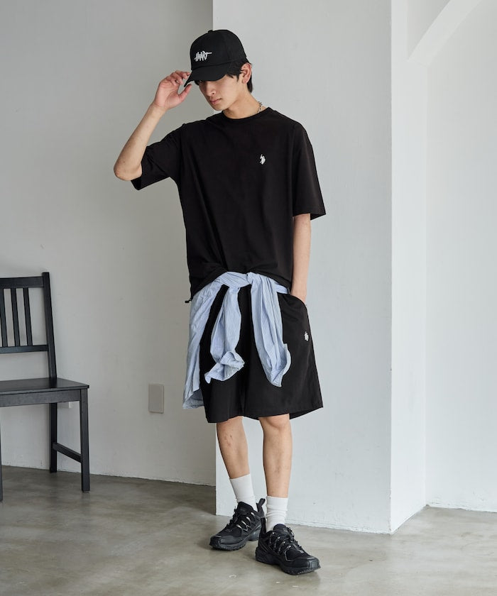 U.S. POLO ASSN. x PUBLUX one-point embroidery cool-to-the-touch Setup 短袖休閒套裝