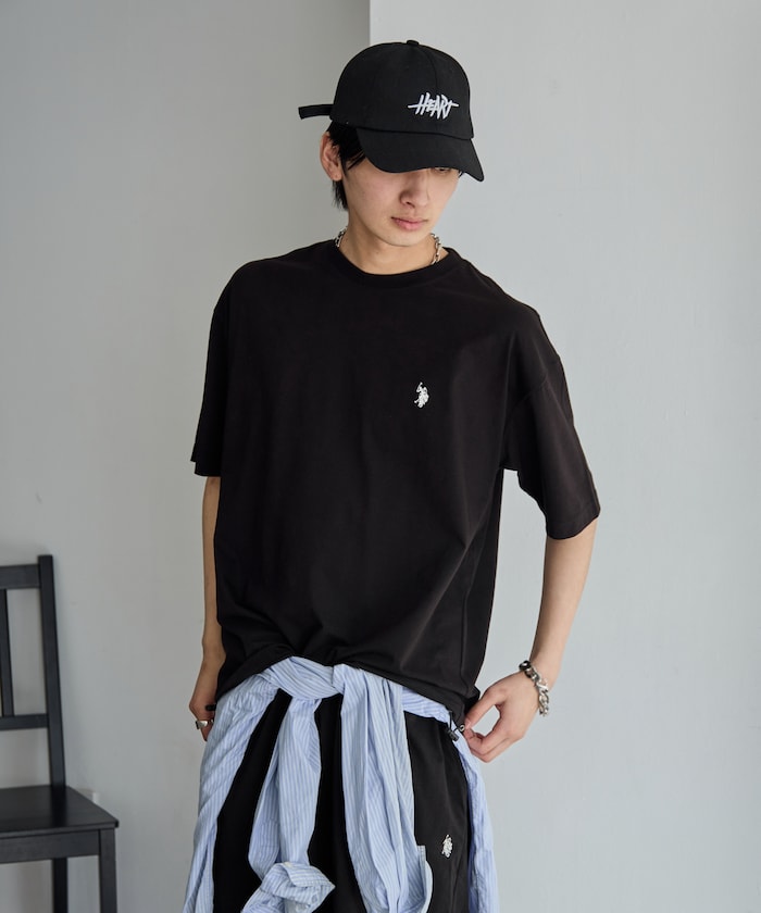 U.S. POLO ASSN. x PUBLUX one-point embroidery cool-to-the-touch Setup 短袖休閒套裝
