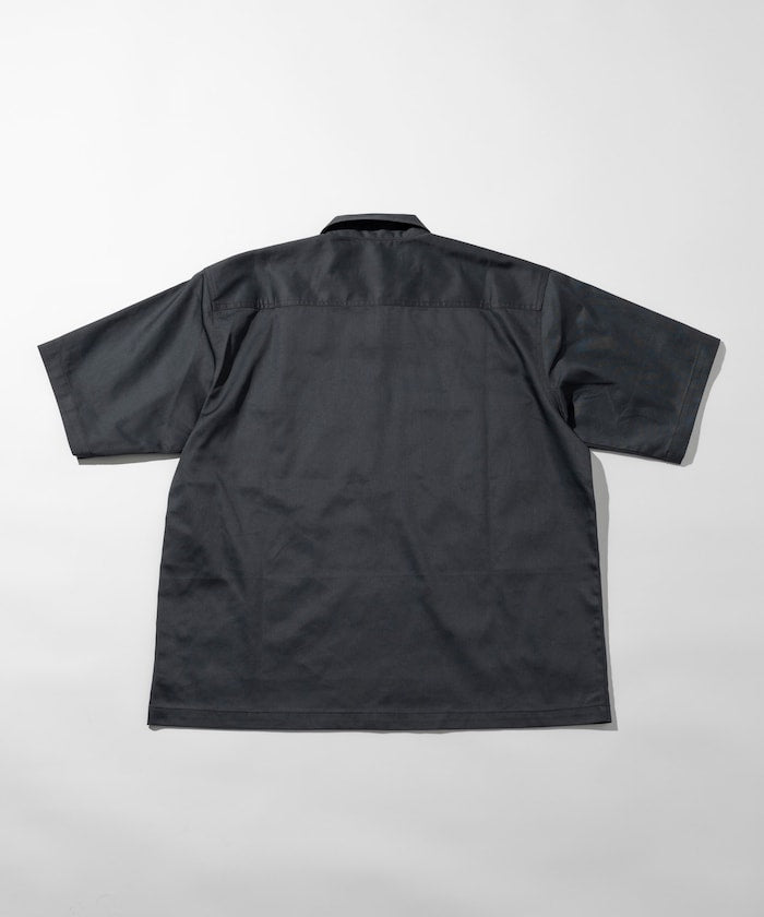 RED KAP relaxed fit half zip one point logo Short 半拉鍊工裝短袖襯衫