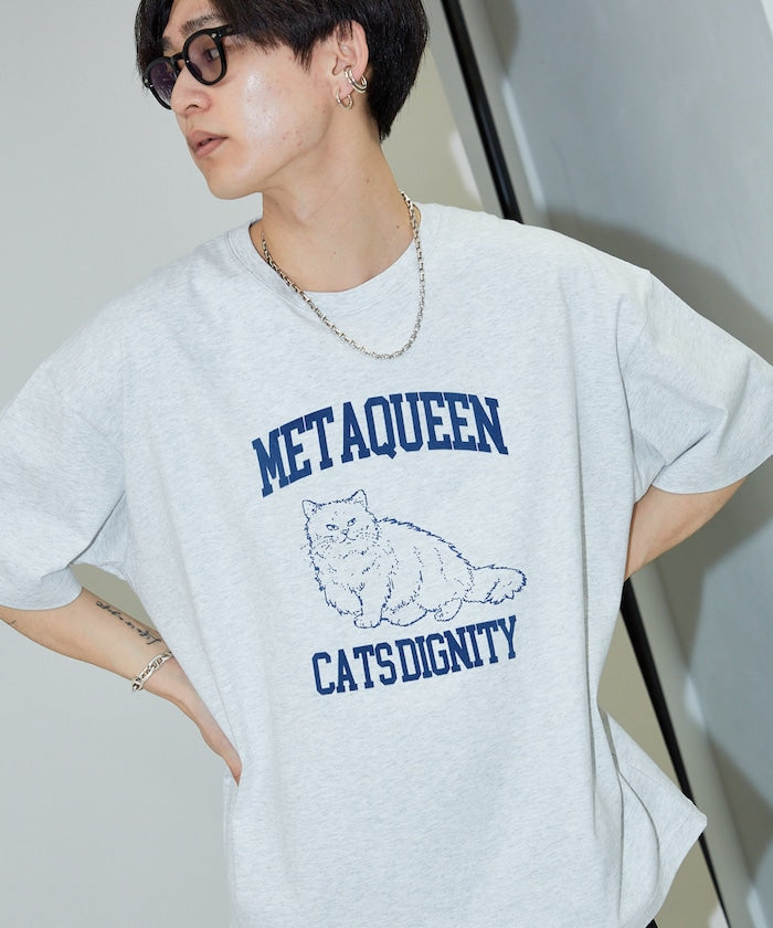 PUBLUX 限定 METAQUEEN 貓咪印花 T 恤