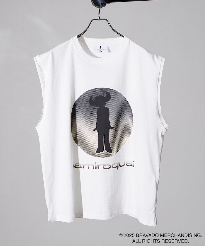 PUBLUX Jamiroquai Circle Logo Print Sleeveless Tee 印花無袖 T 恤