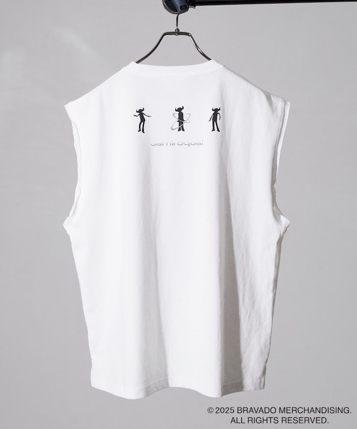 PUBLUX Jamiroquai Circle Logo Print Sleeveless Tee 印花無袖 T 恤