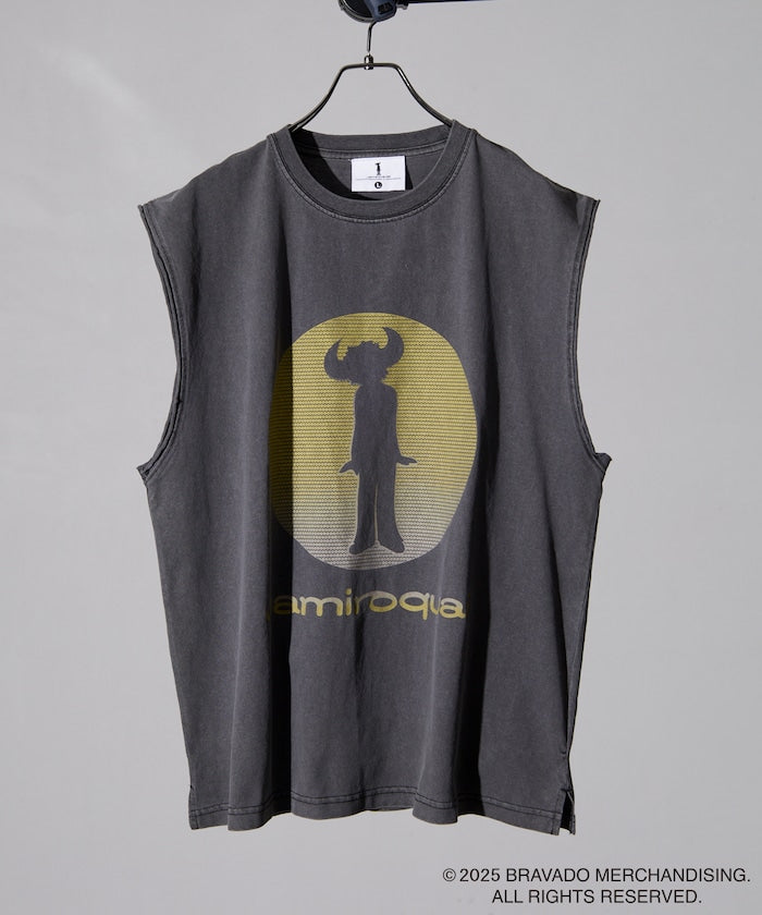 PUBLUX Jamiroquai Circle Logo Print Sleeveless Tee 印花無袖 T 恤