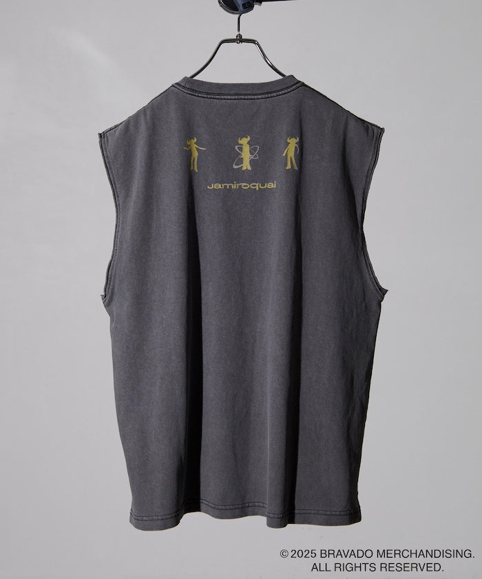 PUBLUX Jamiroquai Circle Logo Print Sleeveless Tee 印花無袖 T 恤