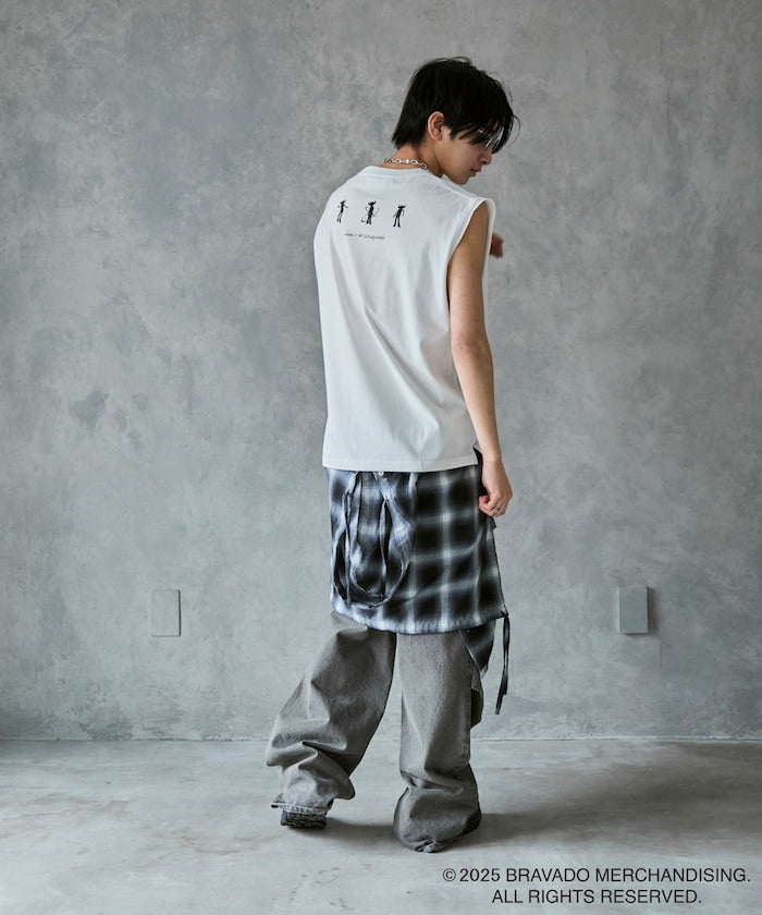 PUBLUX Jamiroquai Circle Logo Print Sleeveless Tee 印花無袖 T 恤