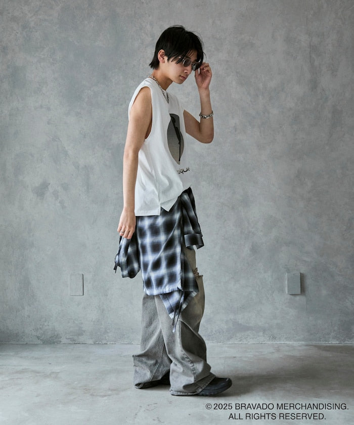 PUBLUX Jamiroquai Circle Logo Print Sleeveless Tee 印花無袖 T 恤