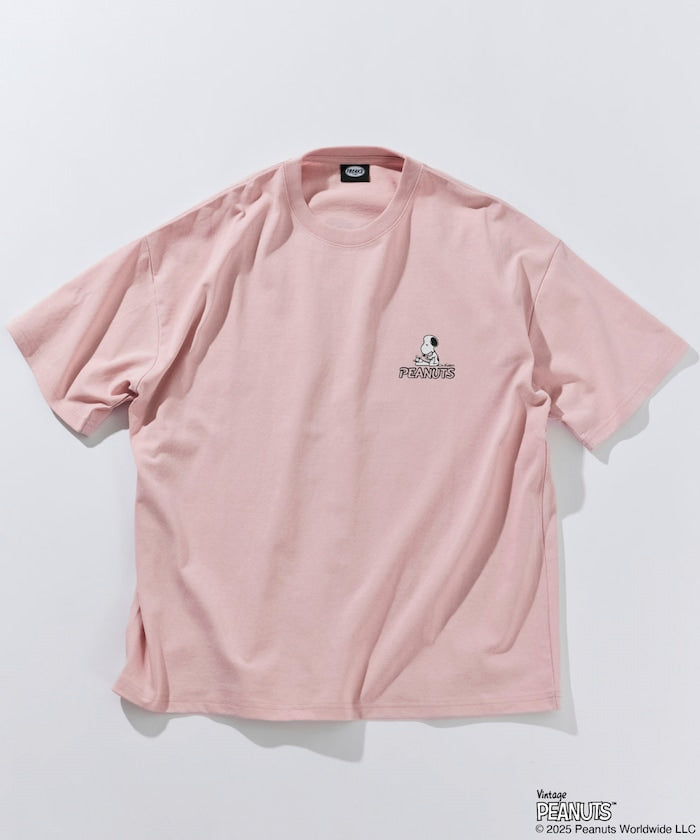 FREAK'S STORE x PEANUTS big silhouette back print crew neck T-shirt / SNOOPY 印花短袖T恤