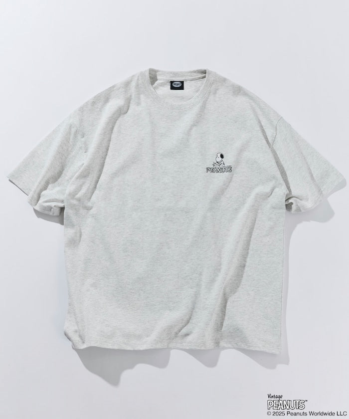 FREAK'S STORE x PEANUTS big silhouette back print crew neck T-shirt / SNOOPY 印花短袖T恤