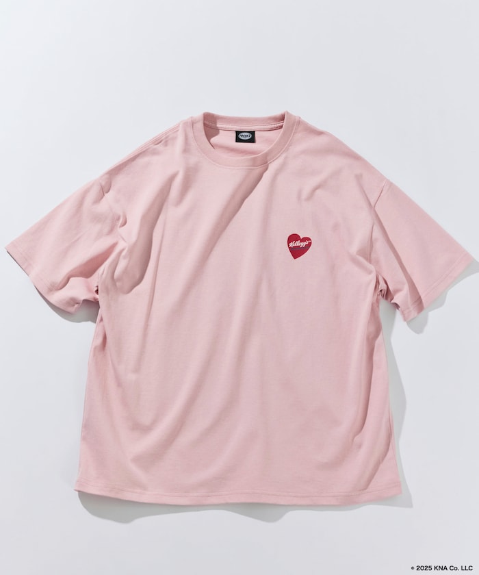 FREAK'S STORE x Kellogg's special order big silhouette heart logo back print T-shirt 印花T恤