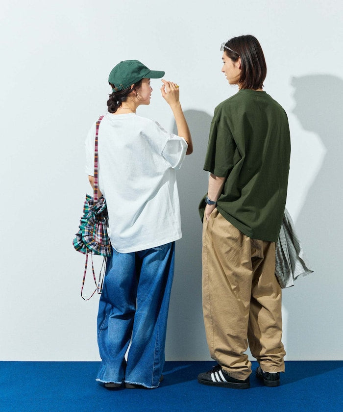 FREAK'S STORE Relaxed fit logo crew neck T-shirt 簡約LOGO短袖圓領T恤