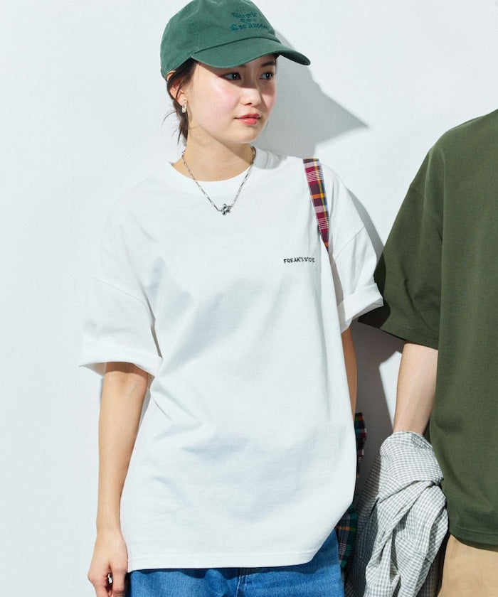 FREAK'S STORE Relaxed fit logo crew neck T-shirt 簡約LOGO短袖圓領T恤