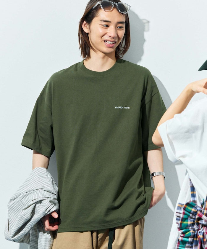 FREAK'S STORE Relaxed fit logo crew neck T-shirt 簡約LOGO短袖圓領T恤
