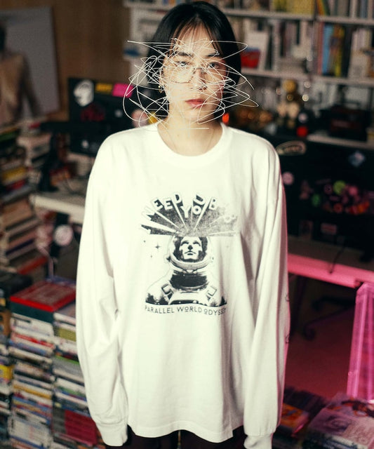 I Need You Baby アイニーヂューベイべー Parallel World Odyssey EYE L/S TEE 印花長袖T恤