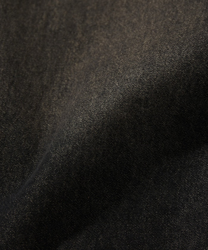 FREAK'S STORE Relax Fit Overdyed Regular Collar S/S Denim Shirt 復古牛仔短袖襯衫