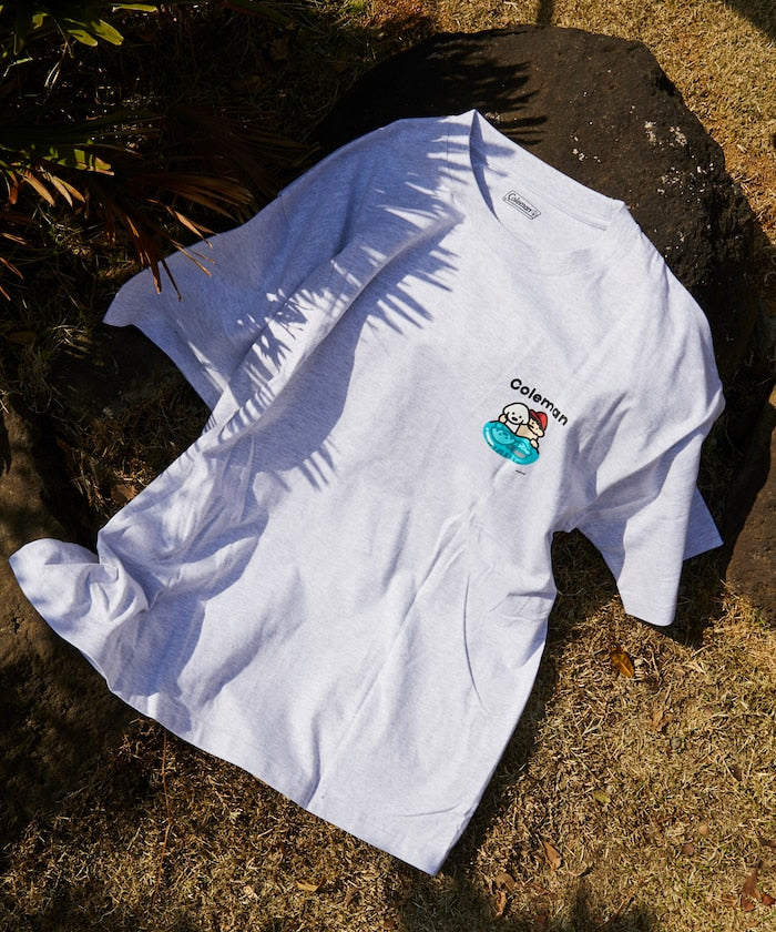 Coleman × Matsui lake sied SS back print crew neck T-shirt 印花短袖T恤