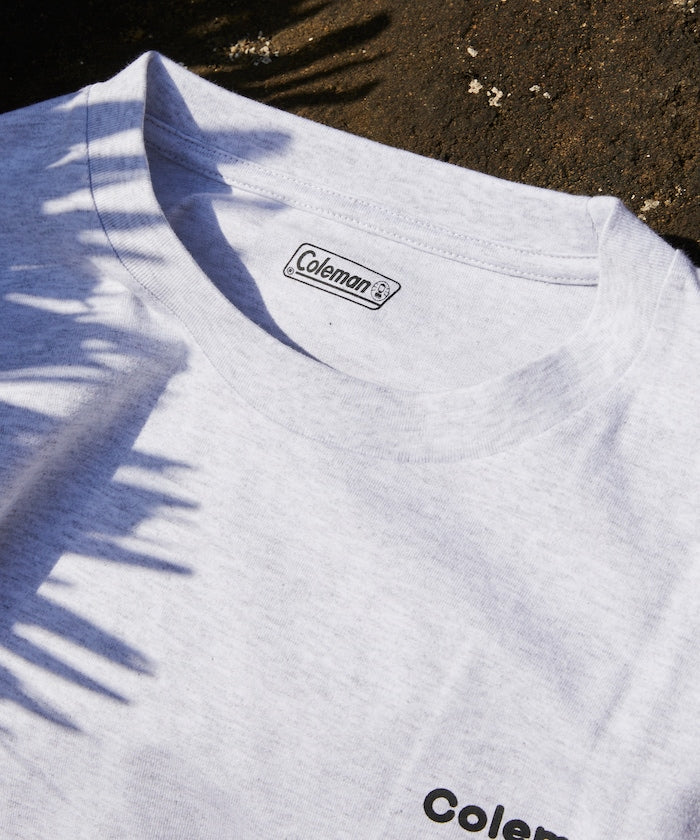 Coleman × Matsui lake sied SS back print crew neck T-shirt 印花短袖T恤
