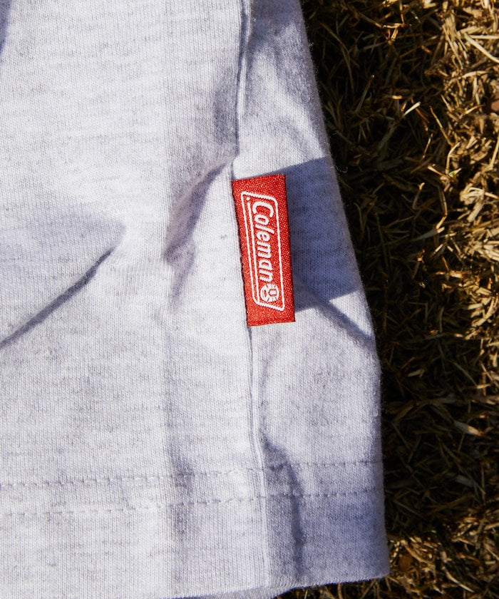 Coleman × Matsui lake sied SS back print crew neck T-shirt 印花短袖T恤