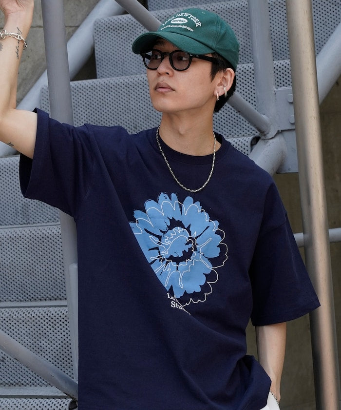 PUBLUX Lovepop studio Flower Embroidery Print Tee 印花短袖T恤