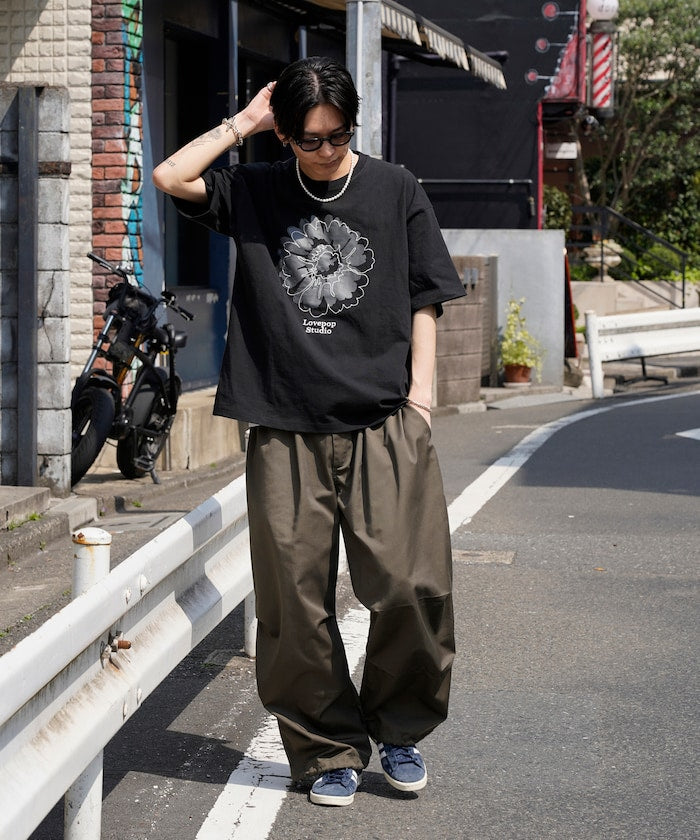 PUBLUX Lovepop studio Flower Embroidery Print Tee 印花短袖T恤