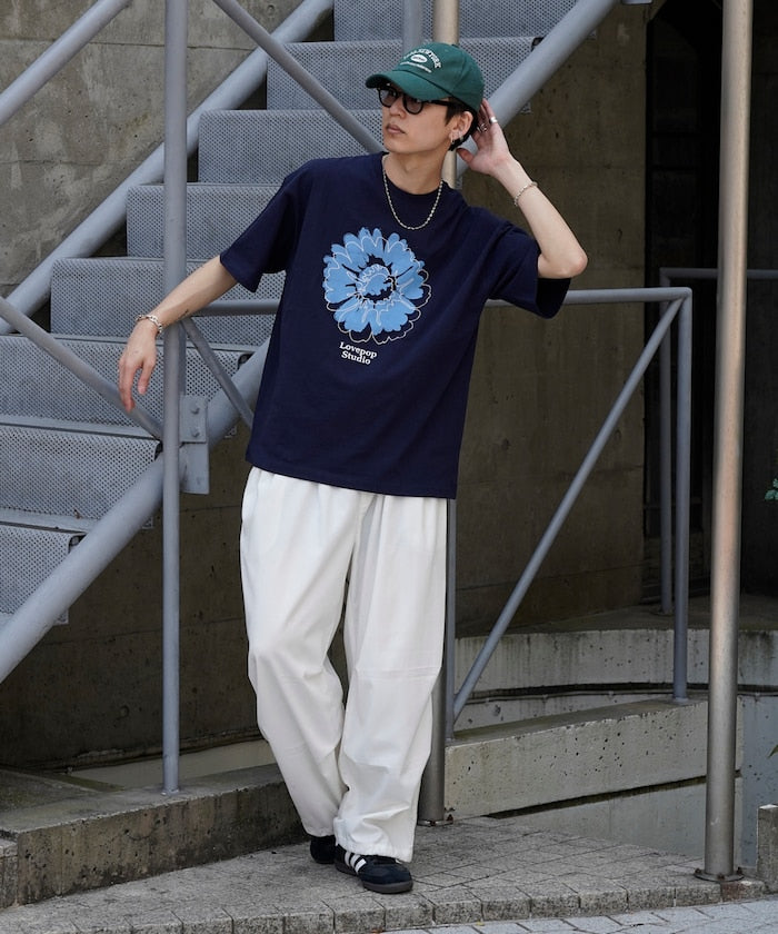 PUBLUX Lovepop studio Flower Embroidery Print Tee 印花短袖T恤