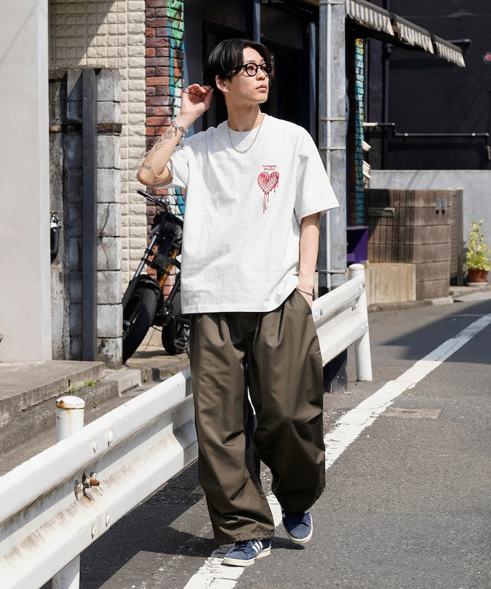 PUBLUX Lovepop studio Heart Chest Logo Embroidered Tee 刺繡短袖T恤