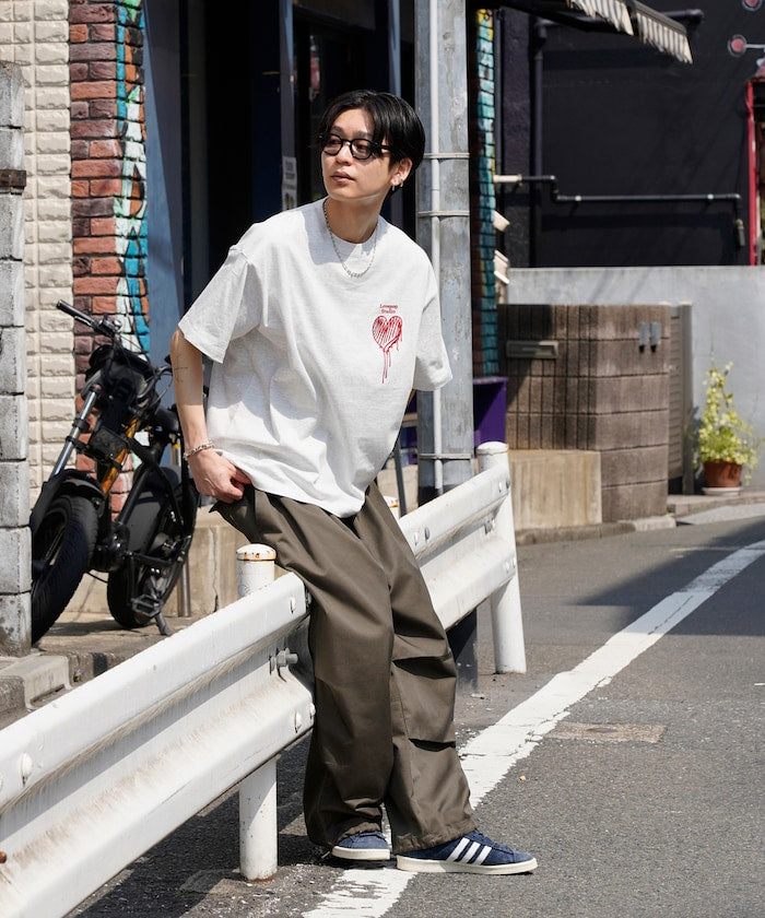 PUBLUX Lovepop studio Heart Chest Logo Embroidered Tee 刺繡短袖T恤