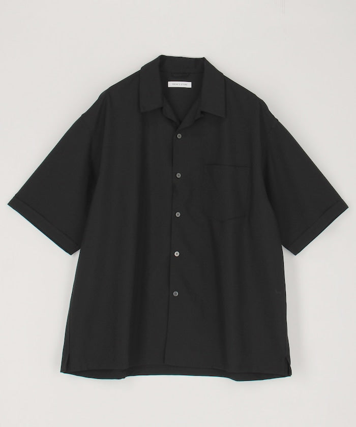 FREAK'S STORE Reflax Functional Fabric Relaxed Fit Open Collar Shirt 機能寬版短袖襯衫