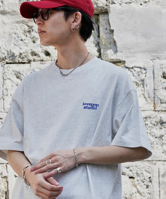 PUBLUX Lovepop studio Heart Foam Back Print Tee 印花短袖T恤