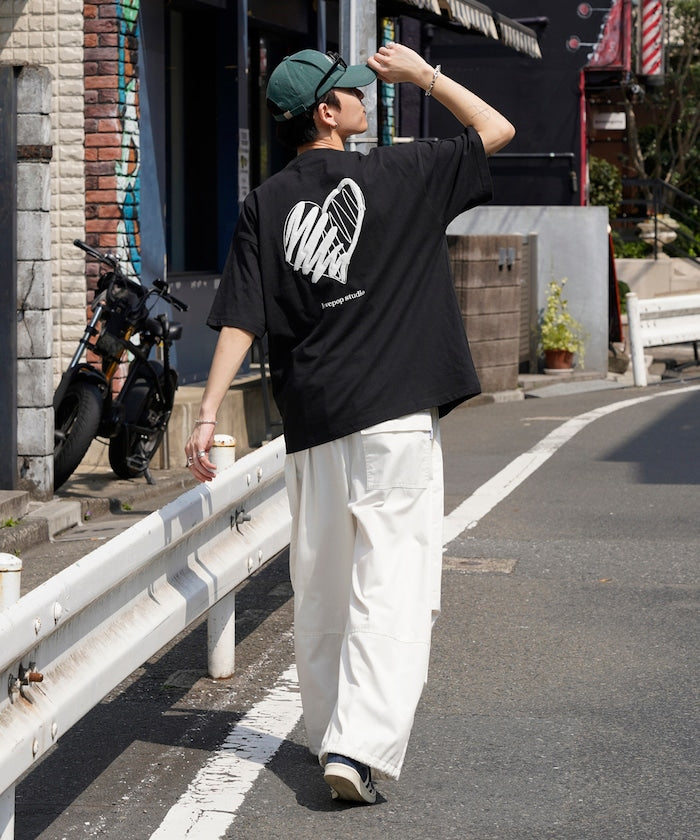 PUBLUX Lovepop studio Heart Foam Back Print Tee 印花短袖T恤