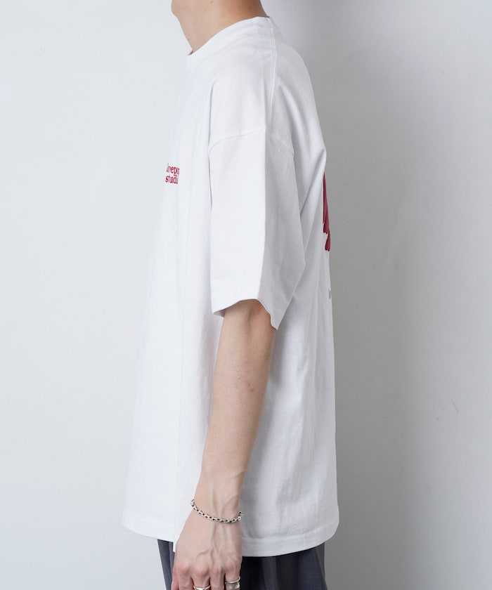 PUBLUX Lovepop studio Heart Foam Back Print Tee 印花短袖T恤