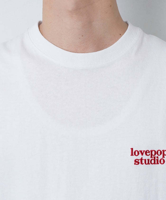 PUBLUX Lovepop studio Heart Foam Back Print Tee 印花短袖T恤