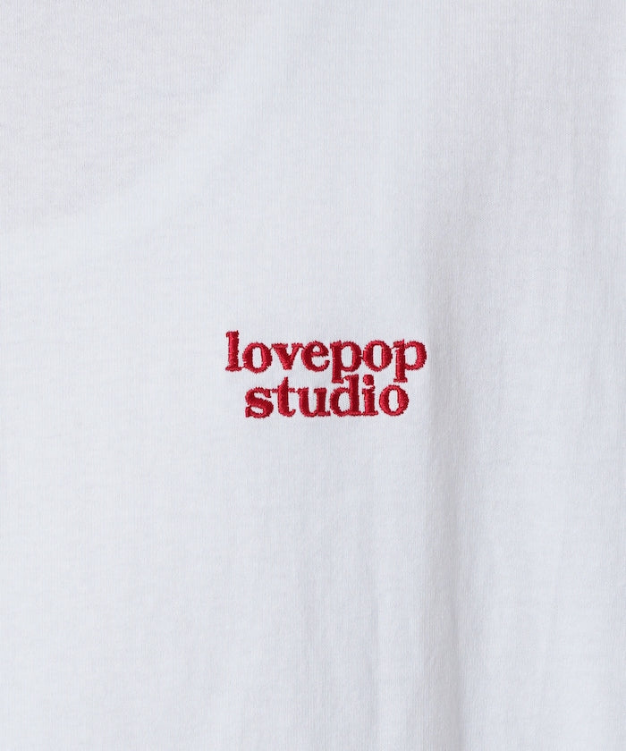 PUBLUX Lovepop studio Heart Foam Back Print Tee 印花短袖T恤