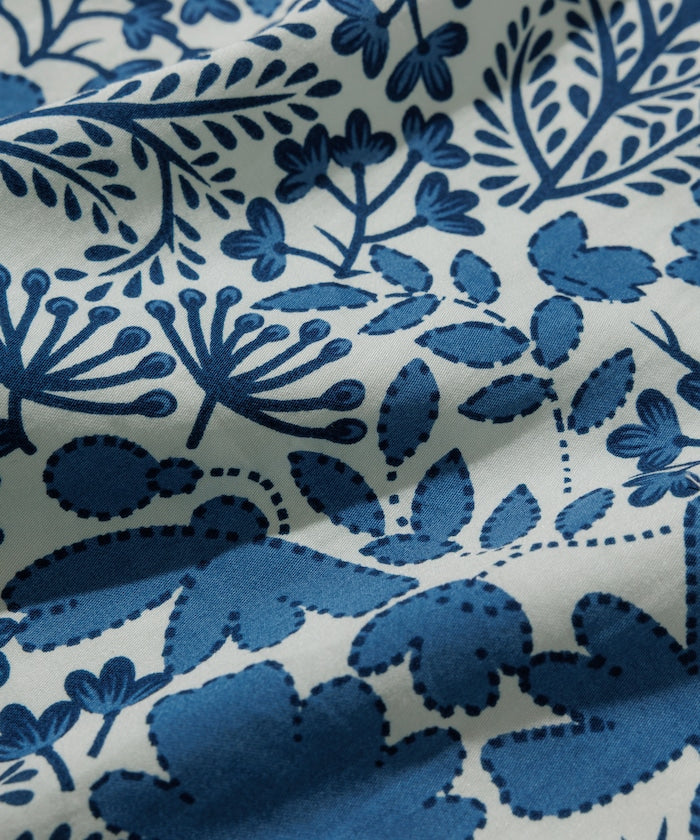 FREAK'S STORE Relaxed fit Batik print open collar shirt / tree pattern 印花短袖襯衫
