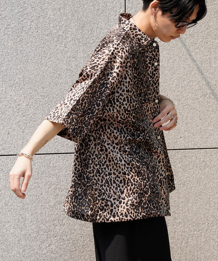 PUBLUX Short sleeve drawstring check shirt 短袖口袋襯衫