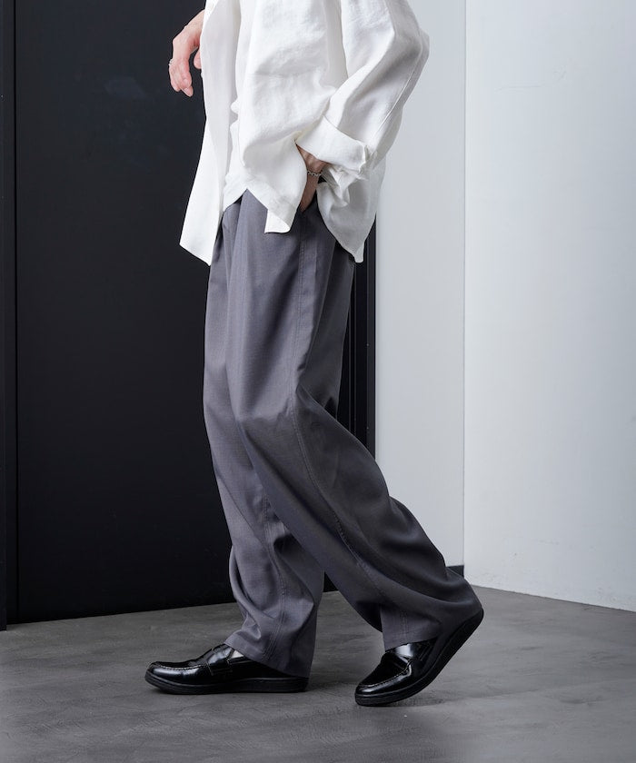 PUBLUX Easy Barrel Pants 打褶休閒褲