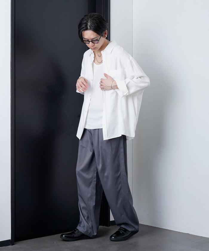 PUBLUX Easy Barrel Pants 打褶休閒褲
